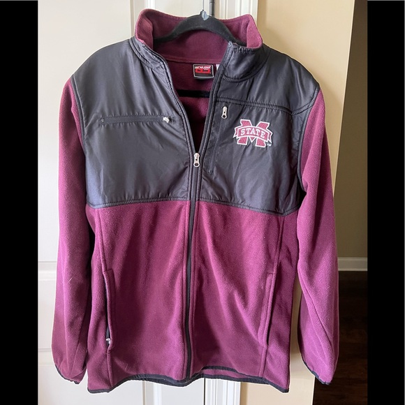 GENUINE STUFF MISSISSIPPI STATE JACKET FULL ZIP MEDIUM - Picture 1 of 8